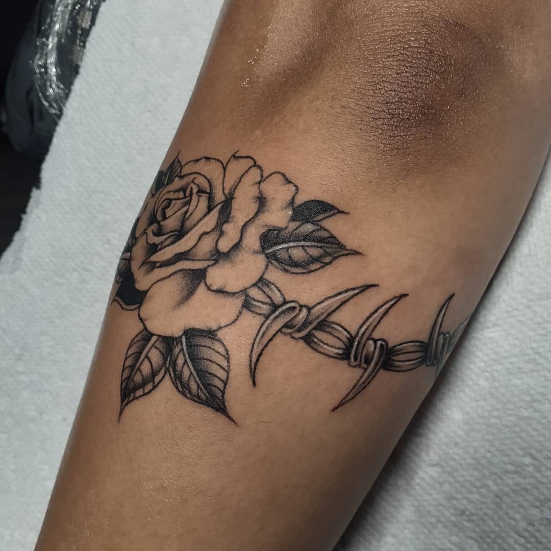 Details more than 143 barbed wire armband tattoo super hot tnbvietnam