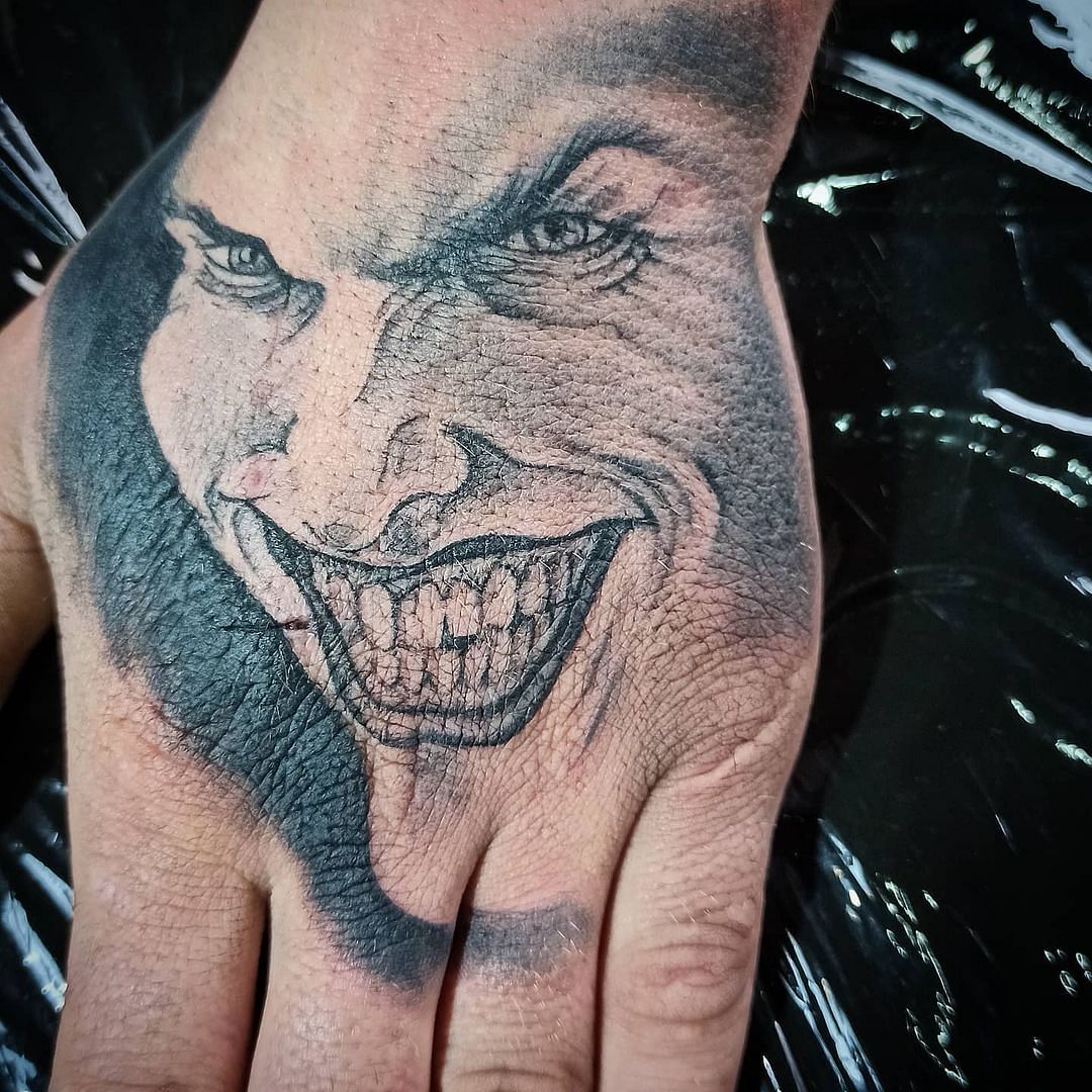 Joker  Best tattoo of the day Black  Grey  Friday  orlandotat   TikTok