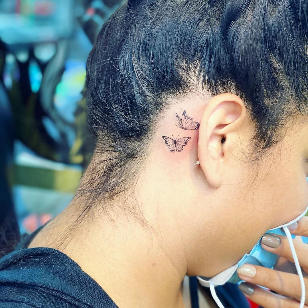 Flower Tattoo Behind Ear Meaning Best Flower Site