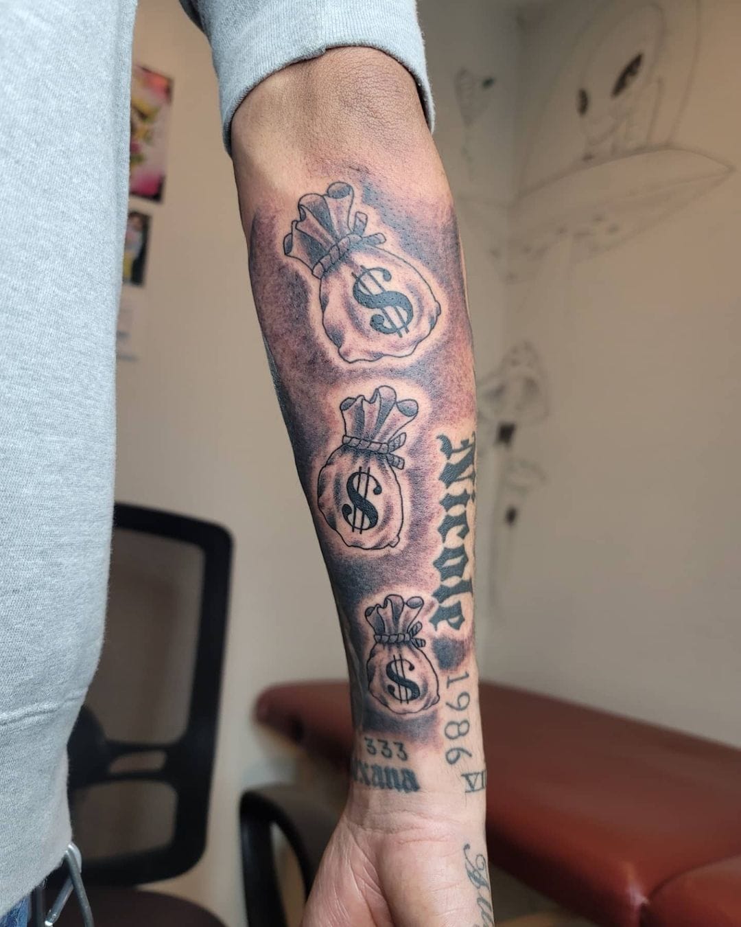 47 Money Bag Tattoo Ideas For The Big Win Tattoozz