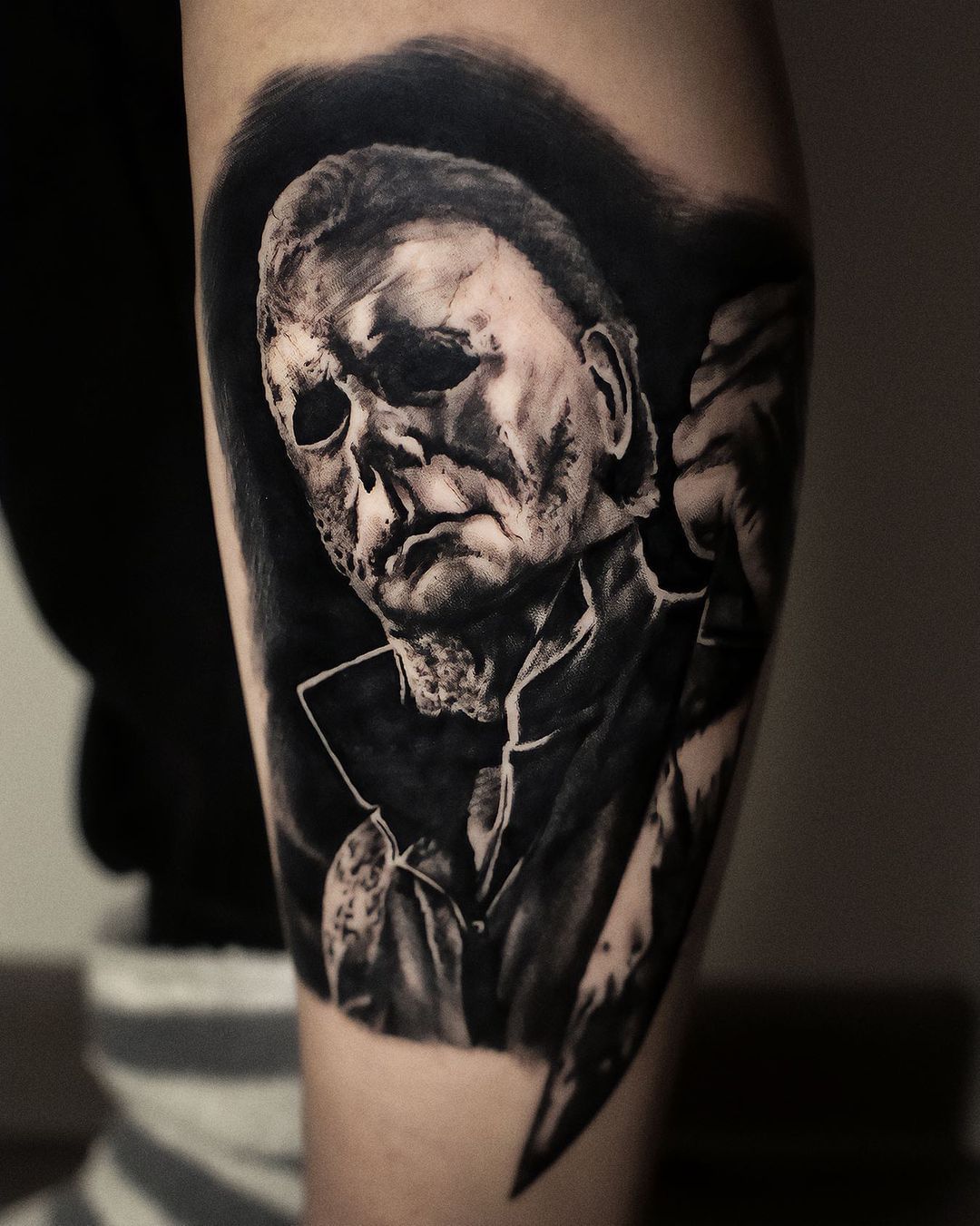 Michael Myers Tattoo Stencil
