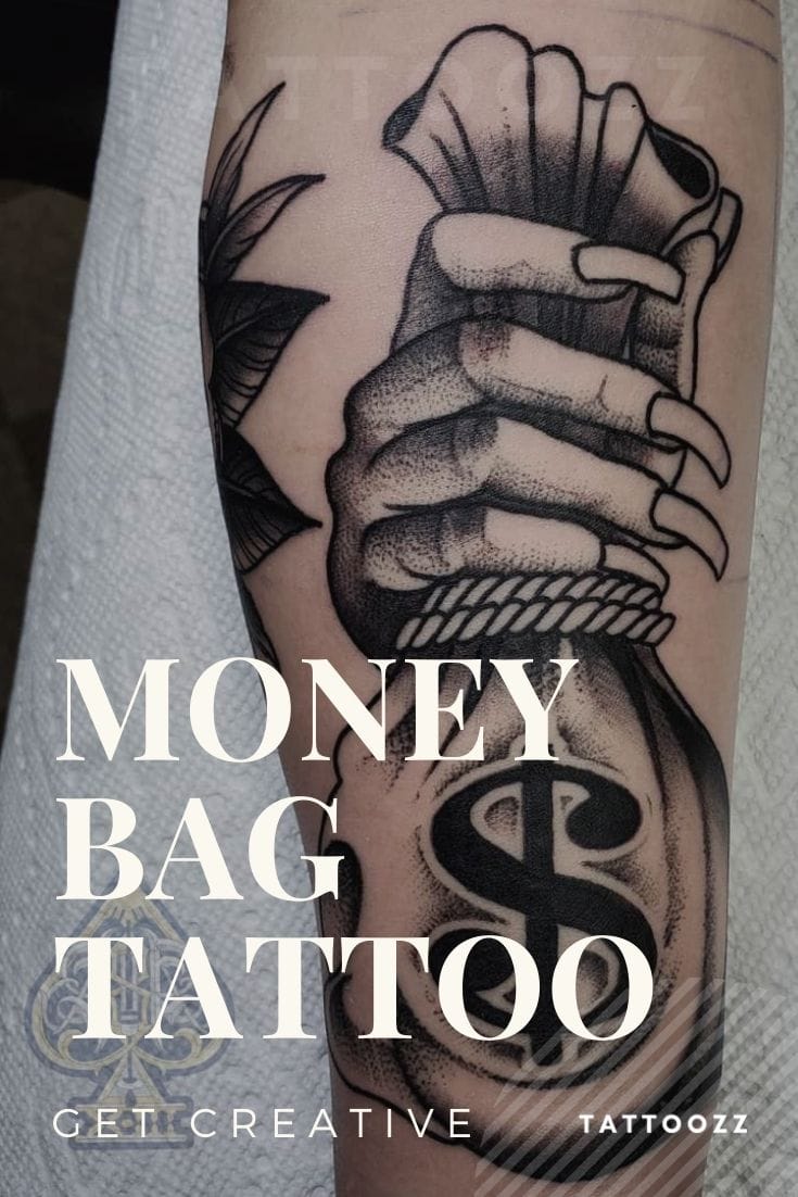 47 Money Bag Tattoo Ideas For The Big Win Tattoozz