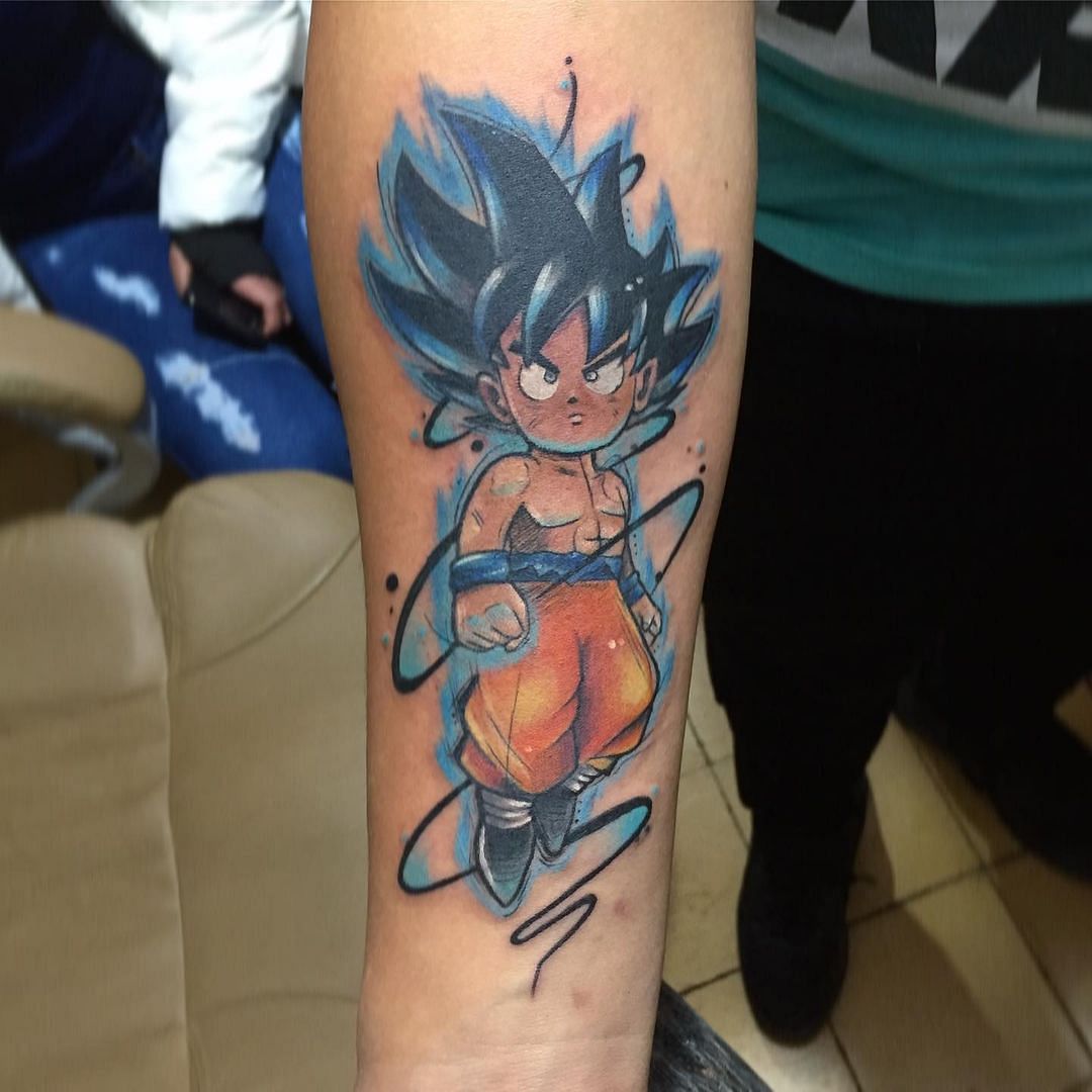 Goku x Vegeta - tattoo by DaveVeroInk by DaveVeroInk on DeviantArt