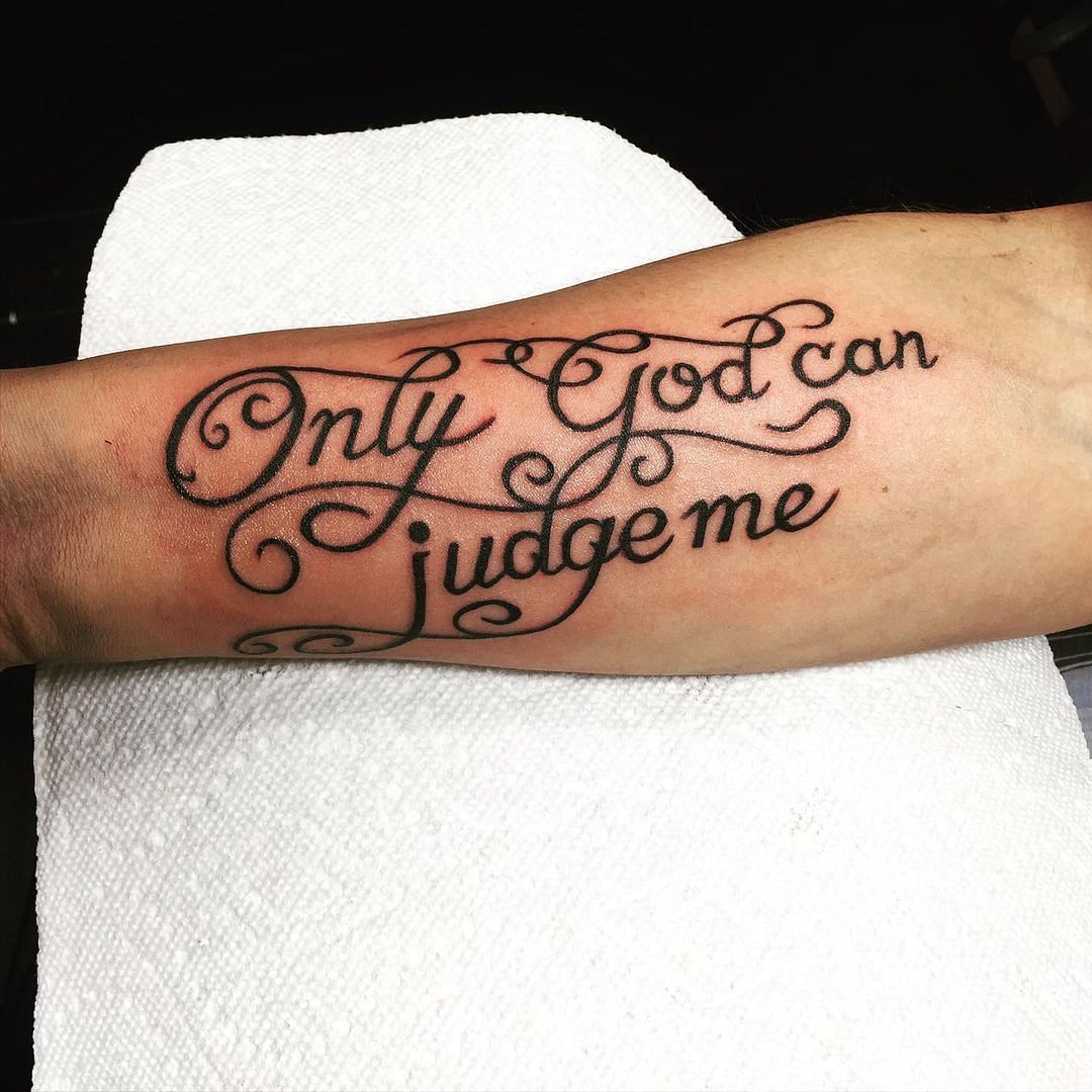Only God Can Judge Me Chest Tattoo 63+ Only God Can Judge Me Tattoo Ideas Beyond Judgement!