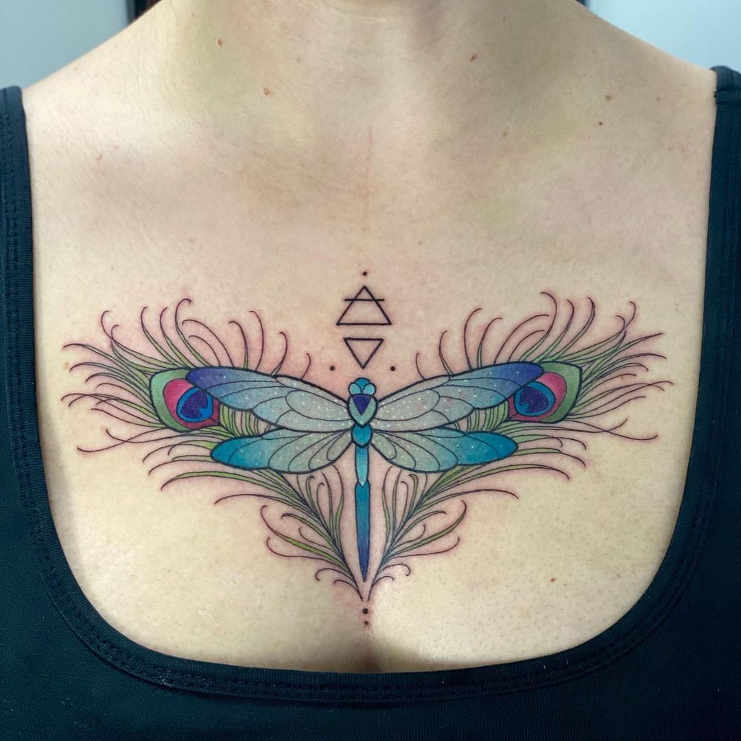 17+ Feather Tattoo Under Breast