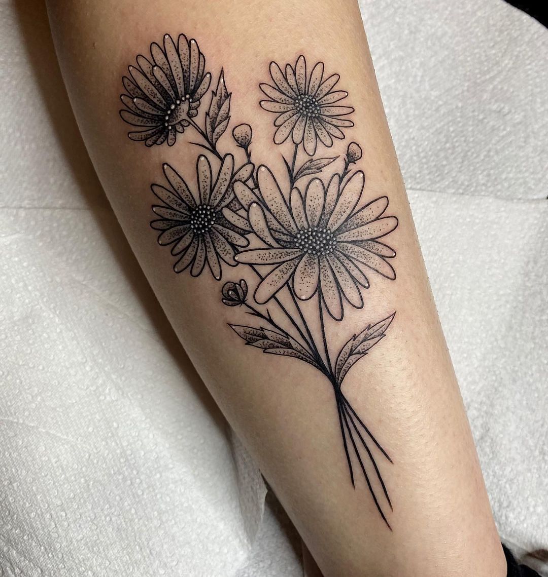 Daisy Tattoo Designs And Daisy Tattoo MeaningsDaisy Tattoo Ideas And Tattoo  Pictures  HubPages